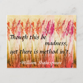 Postal Cita de William Shakespeare