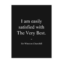 Cita de Winston Churchill; La Mejor de Todas