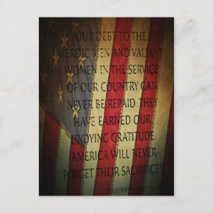 Postal Cita del presidente Harry S. Truman