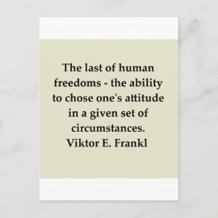 Postal cita del vencedor frankl