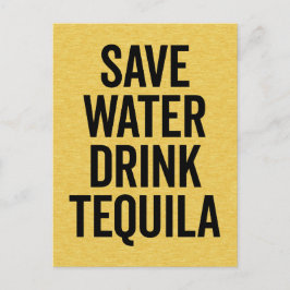 Postal Cita divertida de Tequila