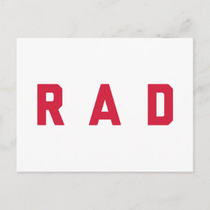 Postal Cita divertida del Rad