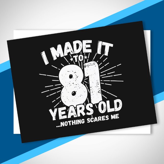 Postal Cita divertida para cumpleaños 81 sarcástica para  (Subido por el creador)