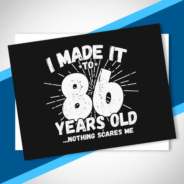 Postal Cita divertida para el 86 cumpleaños, sarcástica p (Subido por el creador)