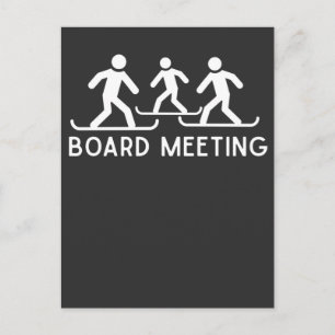 Postal Cita divertida sobre Snowboard Snowboard Snowboard