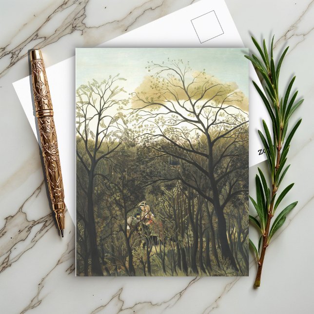 Postal Cita en el bosque, Henri Rousseau (Subido por el creador)