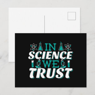 Postal Cita 'En la Ciencia Confiamos' - Profesor