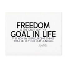 CITA: Epictetus: Libertad: meta digna