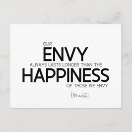 Postal CITA: Heraclitus: La envidia siempre dura más