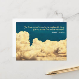 Postal Cita Inspiradora "Amor sin fronteras"