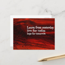 Cita Inspiradora "Aprende, vive, espera"