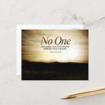 Cita Inspiradora de Eleanor Roosevelt "Nadie"