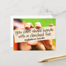 Cita Inspiradora de Mahatma Gandhi "Agitar las man