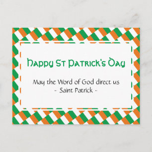 Postal Cita Inspiradora DEL DÍA DE SAN PATRICK