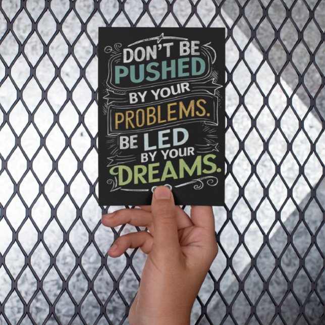 Postal Cita inspiradora: No seas presionado por tu (Subido por el creador)