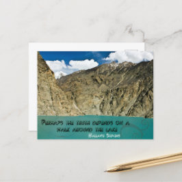 Postal Cita Inspiradora "Un paseo por el lago"