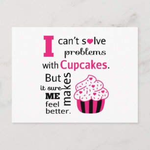Postal Cita linda de Cupcake, Felicidad
