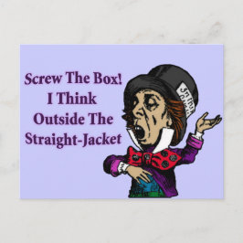 Postal Cita Motivadora De Mad Hatter Funny