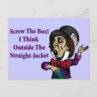 Postal Cita Motivadora De Mad Hatter Funny