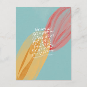 Postal Cita motivadora para mujeres