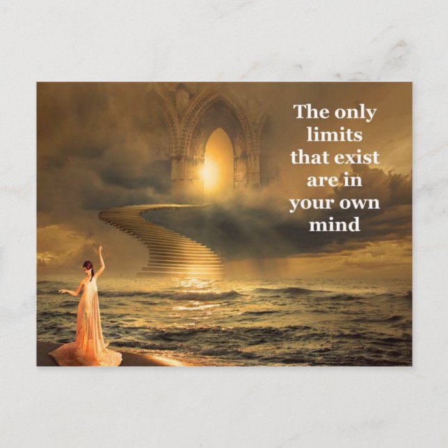 Postal Cita motivadora y Inspiradora (Anverso)