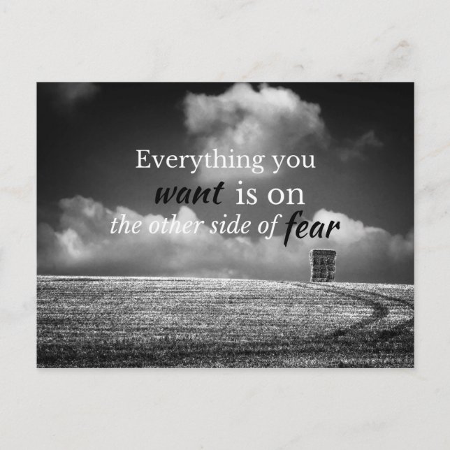 Postal Cita Positiva Motivadora: Todo lo que quieras... (Anverso)