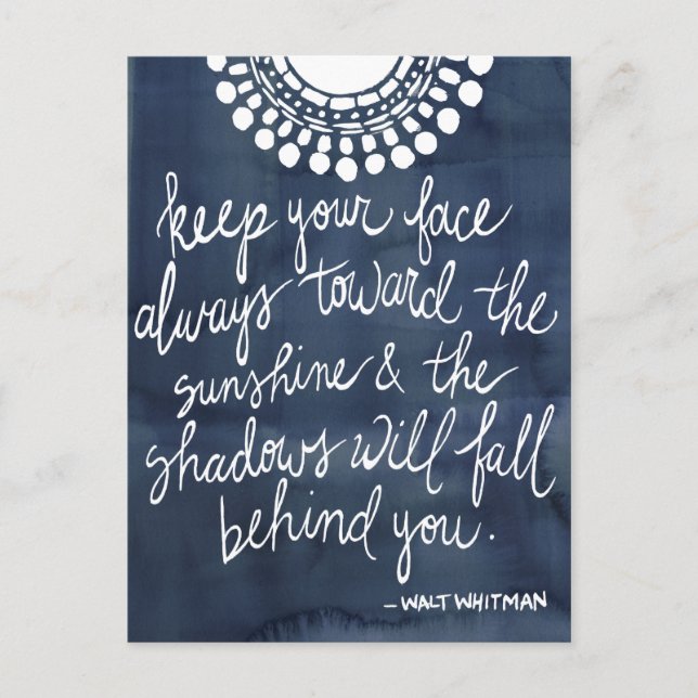 Postal Cita solar II (Anverso)