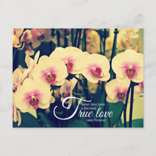 Postal Citación de inspiración romántica