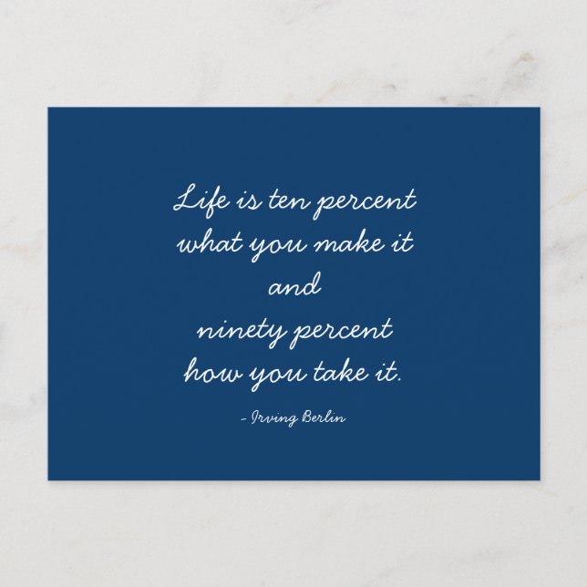 Postal Citas cotizables - Consejos y observaciones - Vida (Anverso)