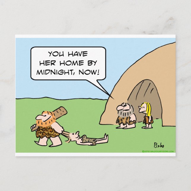 Postal citas de arrastre de cabellos de medianoche (Anverso)