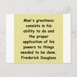 Postal citas de frederick douglass