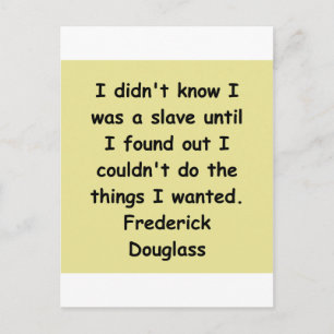 Postal citas de frederick douglass