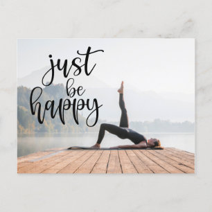 Postal Citas de yoga con tu propia foto de yoga personali
