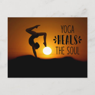 Postal Citas de yoga con tu propia foto de yoga personali