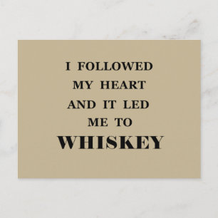 Postal Citas divertidas de whisky humor refranes de whisk