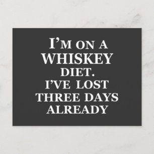 Postal Citas divertidas de whisky humor refranes de whisk