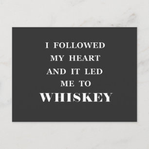 Postal Citas divertidas de whisky humor refranes de whisk
