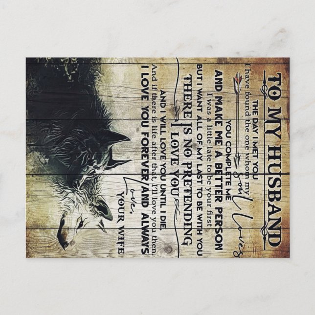 Postal Citas Divertidas Para El Marido | Regalo De Nueva  (Anverso)