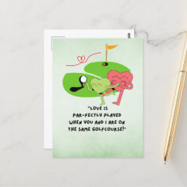 Postal Citas divertidas para jugar golf