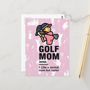 Postal Citas divertidas para jugar golf