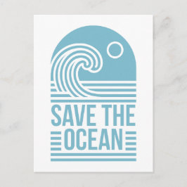 Postal Citas estéticas de activista para salvar el océano
