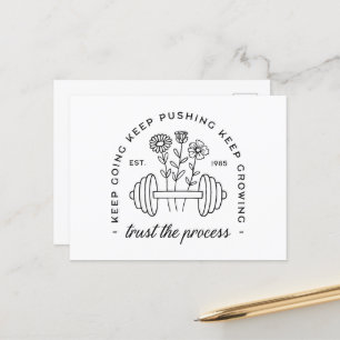 Postal Citas estéticas de chica de gimnasia