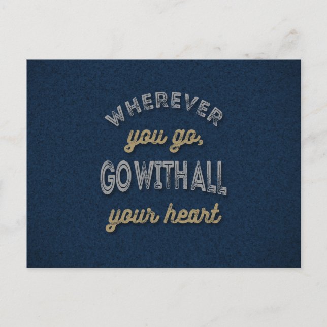 Postal Citas Inspiradoras de tu corazón (Anverso)