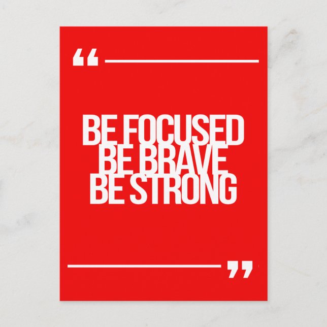 Postal Citas inspiradoras y de motivación (Anverso)