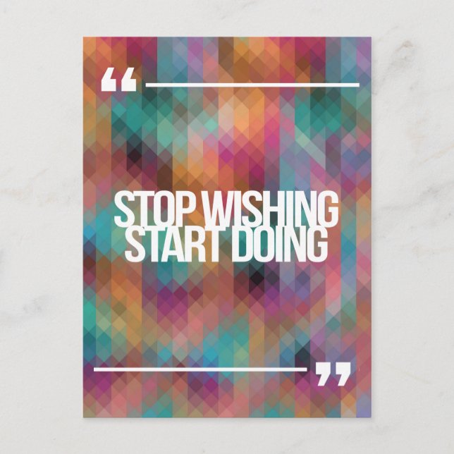 Postal citas inspiradoras y motivacionales (Anverso)