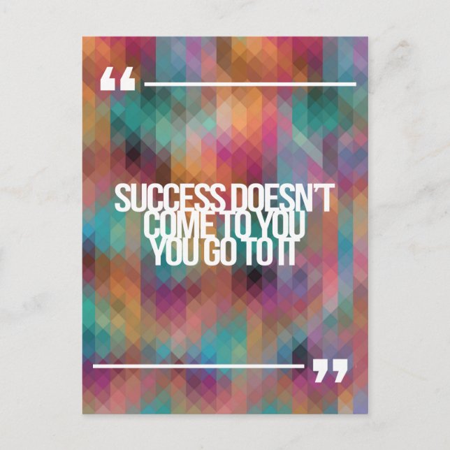 Postal citas inspiradoras y motivacionales (Anverso)