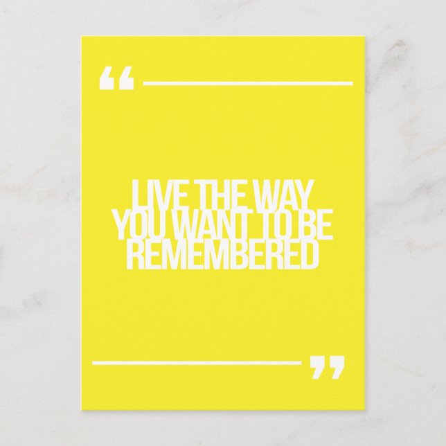 Postal citas inspiradoras y motivacionales (Anverso)