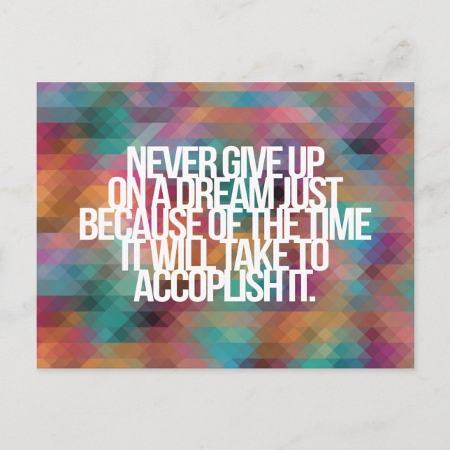 Postal citas inspiradoras y motivacionales (Anverso)