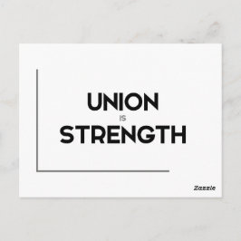 Postal Citas MODERNAS: la unión es fuerza
