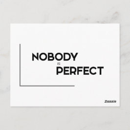 Postal Citas MODERNAS: nadie es perfecto